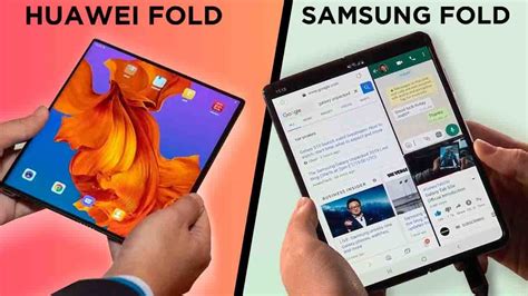 Samsung Galaxy Fold Vs Huawei Mate X Full Comparison Pricing Screen