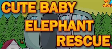 Cute Baby Elephant Rescue Play Online On Flash Museum 🕹️