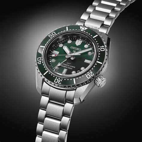 Seiko Prospex 1968 Heritage Diver S GMT Watch In Marine Green Seiko