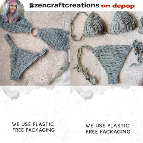 Crochet Bikini Sets Sage Colour For Maryellis Depop