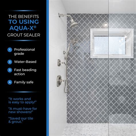 AQUA-X Grout Sealer - Clear, Penetrating Grout Sealer