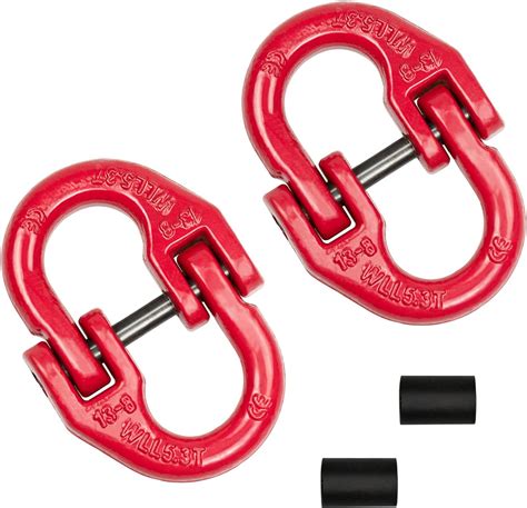 2Pcs Safety G80 Hammerlock Coupling Link FLMOUTN Heavy Duty Alloy