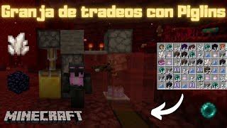 Granja De Tradeos Con Piglins Muy F Cil Para Minecraft Doovi