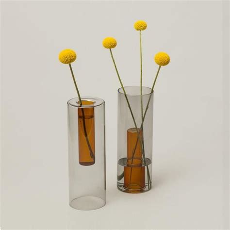 The Reversible Glass Vase Is The Perfect Vessel For Arranging Your