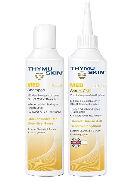 THYMUSKIN Med Set, 1er Pack (1 X 100 ml Shampoo & 1 X 100ml Serum ...