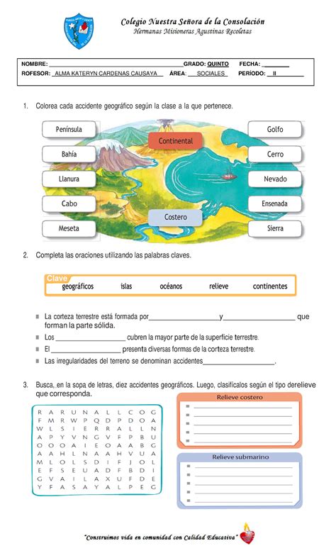 Taller Entregable Sociales Tercero Clave 1 Colorea Cada Accidente