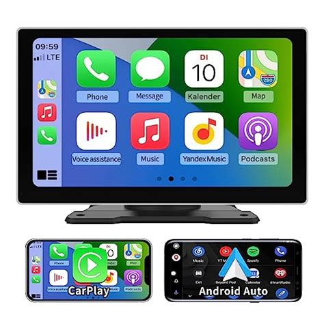 AWESAFE Apple Carplay Android Auto Écran sans fil 9 IPS Full Touch