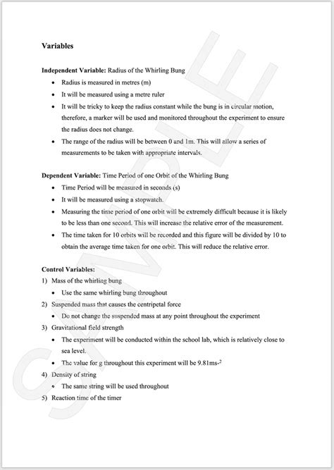 How To Write Your Ib Physics Ia Example And Assessment Included