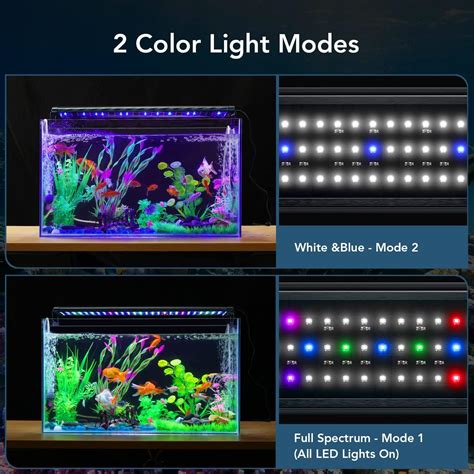 Honpal Led Aquarium Light Full Spectrum Fish Tank Light For Coral