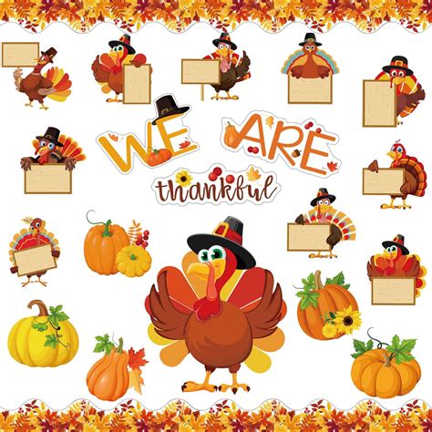 Amazon Dianelhall Thanksgiving Bulletin Board Fall Bulletin Board