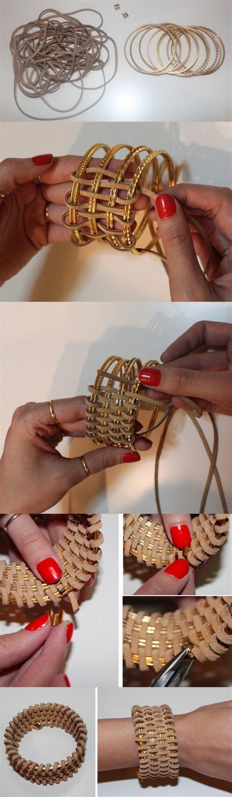 Paso A Paso Para Hacer Esta Elegante Pulsera Jewerly Making Ideas Diy