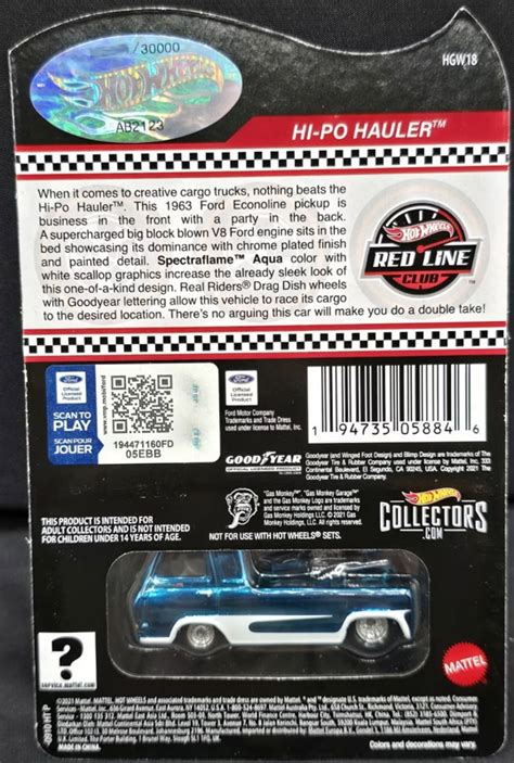 Hot Wheels Hi Po Hauler Rlc Exclusive Release Rlc Exclusive Release
