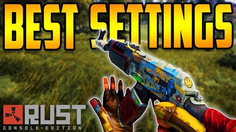 Rust Console Best Settings And Sensitivity For Recoil Control Youtube