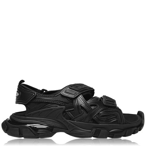 Balenciaga Track Flat Sandals Men Black 1000 Flannels