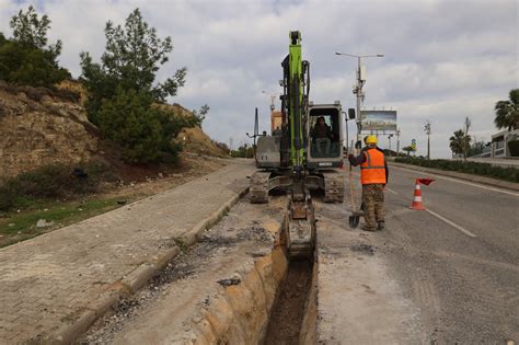 Çeşmede içme suyu sorunu kökten çözülüyor Büyük yatırımın son etabına