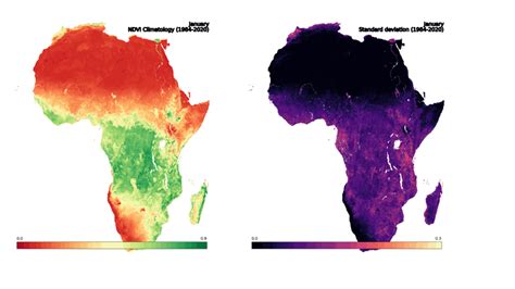 Mean Ndvi And Anomalies Digital Earth Africa