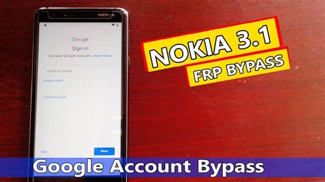 Nokia 3 1 Google Account Bypass Nokia 3 1 Frp Bypass Nokia Ta 1049