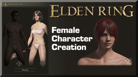 Elden Ring Female Character Creation Youtube