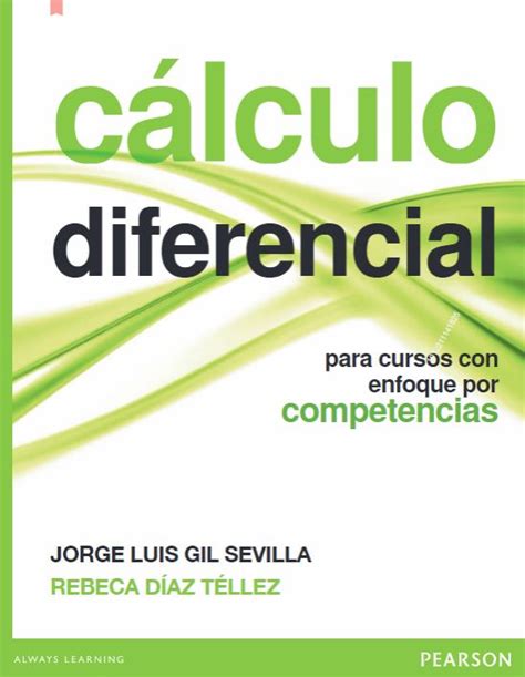 C Lculo Diferencial Para Cursos Con Enfoque Por Competencias