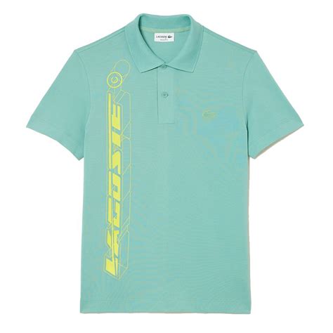 O Polo Nam Lacoste Active Movement D Signature Polo Shirt Ph M U