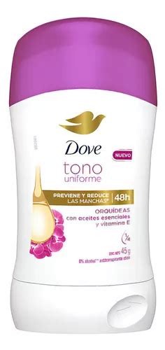 Desodorante Dove Tono Uniforme Orquídea Antitranspirante en Barra 45g