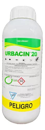 Urbacin 20 Insecticida Urbano Cucaracha Alacrán Etc 950 Ml Meses sin