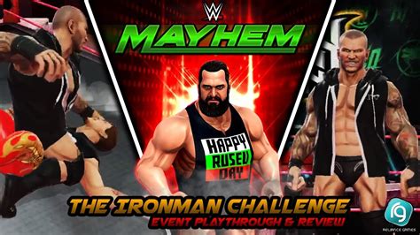 WWE Mayhem The Ironman Challenge Event Playthrough Review YouTube