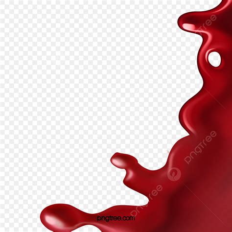 Blood Flow Clipart Vector Red Flowing Blood Border Drop Bloody Red