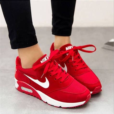 Venta zapatillas nike rojas con caña en stock