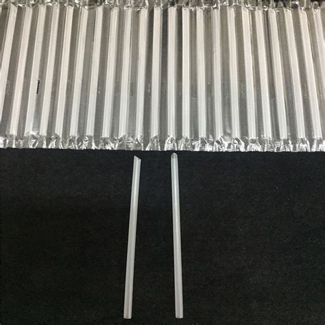 Hot Sale Biodegradable Disposable Clear Straight Drinking Straw Wrapped