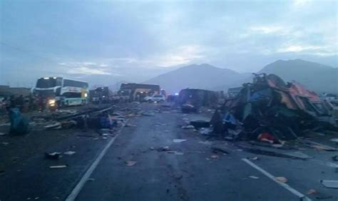 Accidente En Huarmey Deja Hasta El Momento 34 Muertos Y 70 Heridos