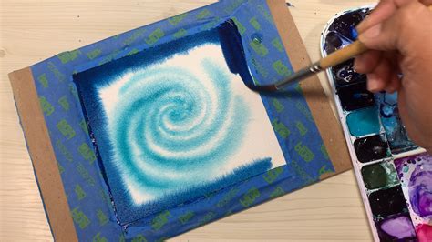 Paint a Galaxy with Watercolors