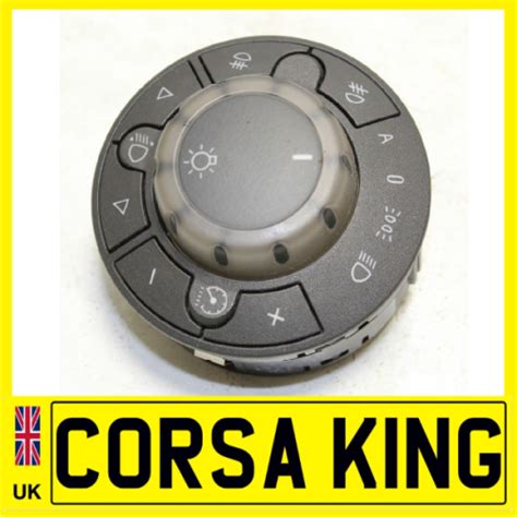 Vauxhall Opel Corsa D Automatic Headlight Controls Switch With Front