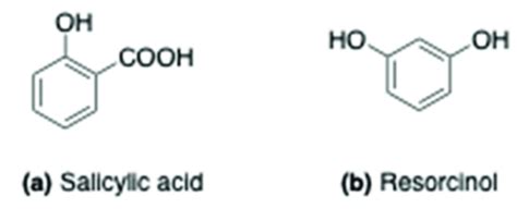 Chemical Structure Of A Salicylic Acid And B Resorcinol Download Scientific Diagram