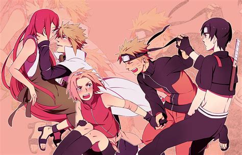 Kushina Minato Sakura Naruto And Sai Naruto Shippuuden Fan Art