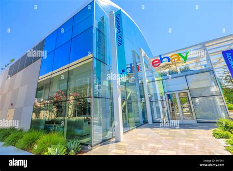 San Jose California USA August 12 2018 Ebay Headquarters And