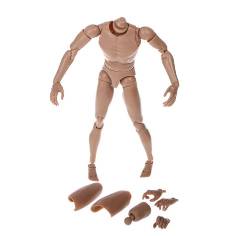 2021 16 Scale Action Figure Nude Male Body Narrow Shoulder Fit Hot Toys Ttm18ttm19 Lj200928