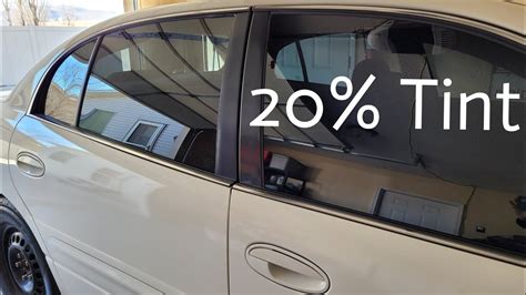 20 Window Tint All Around Before And After Youtube