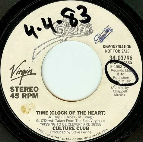 Album Time Clock Of The Heart De Culture Club Sur Cdandlp