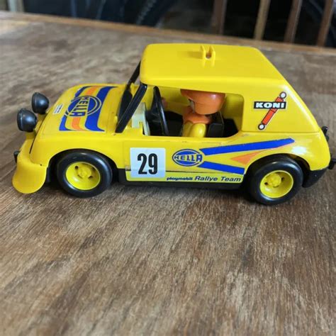 Playmobil Vintage Gelb X Rallyeautos Hella Valvoline Plusfiguren