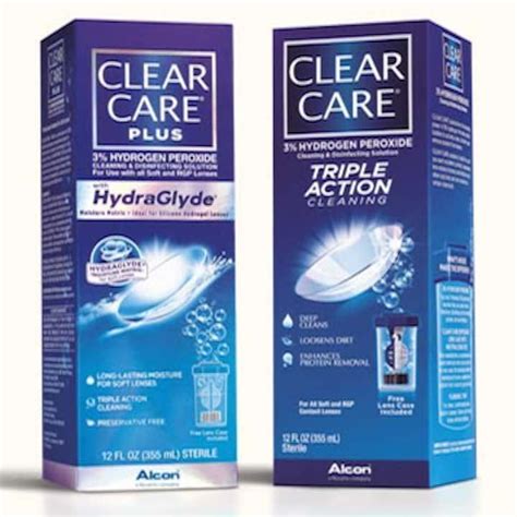 Save 500 On Clear Care Solution With Printable Coupon Contact Lens Solution Printable