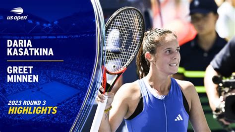 Daria Kasatkina Vs Sofia Kenin Highlights 2023 US Open Round 2 YouTube