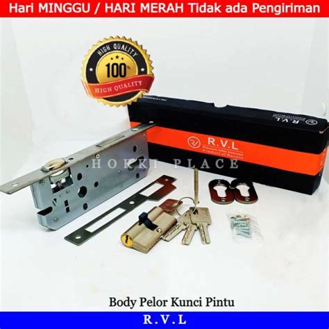 Jual Kunci Lock Body Pelor Pintu Rumah Ravelii R V L Roler Lockcase Di