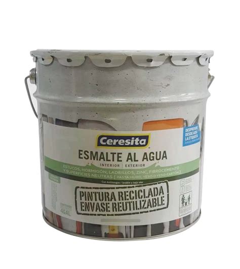 Esmalte Al Agua Ceresita Re Balde Gl Blanco In Socodima Cl