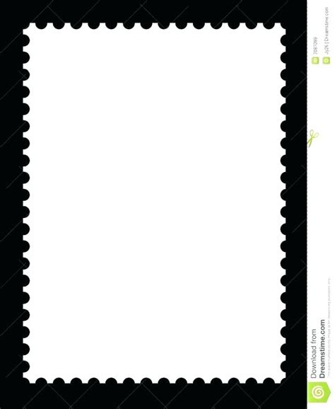 Postage Stamp Vector Free at Vectorified.com | Collection of Postage ...