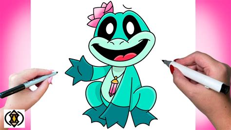 How To Draw Lily Leapfrog Fanmade Smiling Critter Poppy Playtime