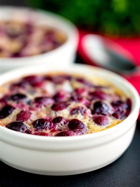 Cherry Clafoutis Classic French Dessert - Krumpli