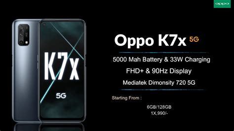 Oppo K X G Full Specification Price Launch Date In India Oppo K X