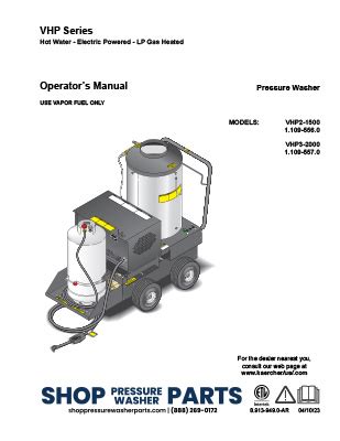 Karcher VHP Series Pressure Washer Manual SPWP