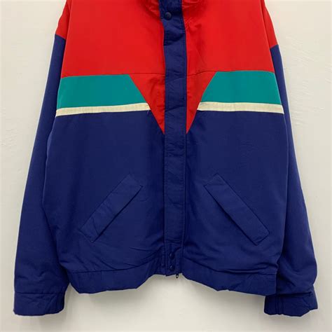 Vintage 90s Forresters Colorblock Windbreaker Jacket Size Xl Etsy